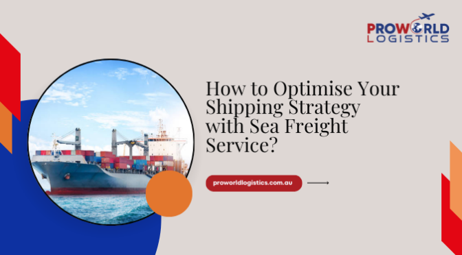 How to Optimise Your Shipping Strategy with Sea Freight Service?